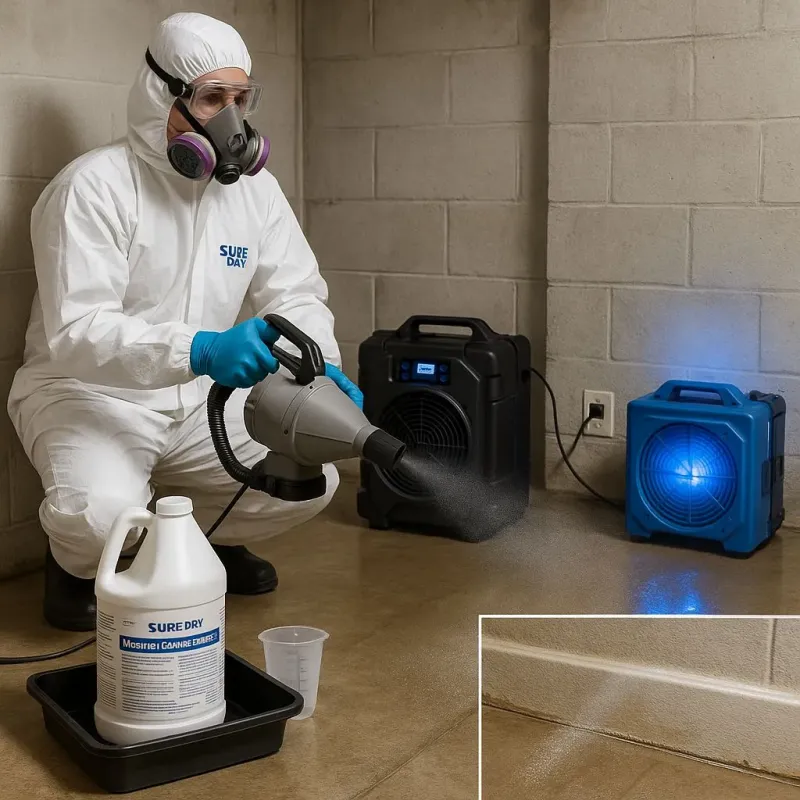 Sanitization and Odor Removal process in Chatham, MA